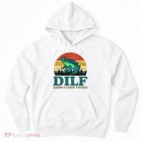 DILF Damn I Love Frogs Hoodie thumb 0