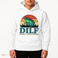 DILF Damn I Love Frogs Hoodie thumb 2