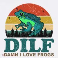 DILF Damn I Love Frogs Apron thumb 3