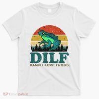 DILF Damn I Love Frogs T-Shirt thumb 0