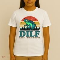 DILF Damn I Love Frogs T-Shirt thumb 4