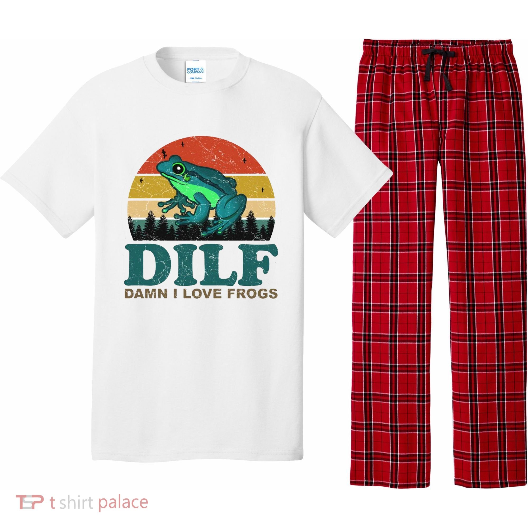 DILF Damn I Love Frogs Pajama Set