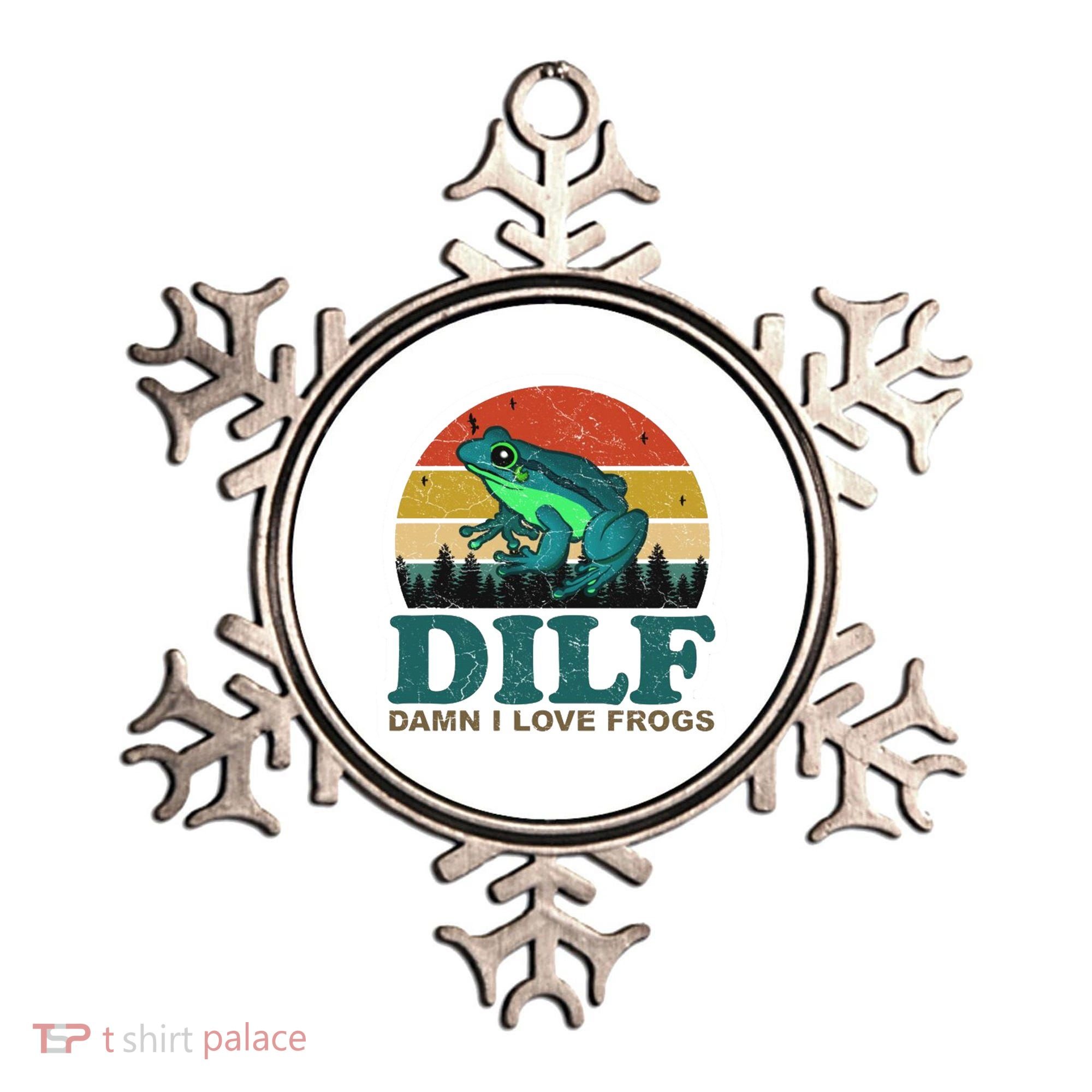 DILF Damn I Love Frogs Ornament