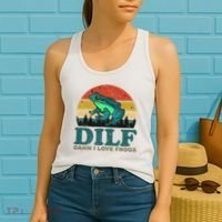 DILF Damn I Love Frogs Women's Tank Top thumb 2