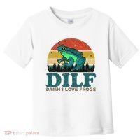 DILF Damn I Love Frogs Toddler T-Shirt thumb 0