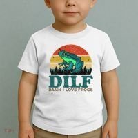DILF Damn I Love Frogs Toddler T-Shirt thumb 2