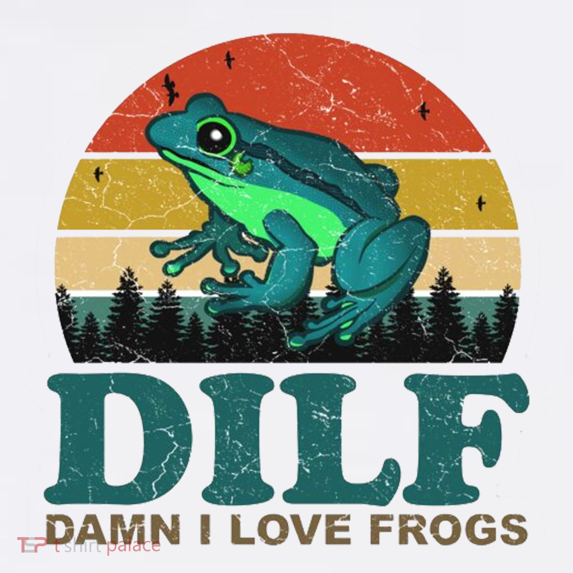 DILF Damn I Love Frogs Toddler T-Shirt