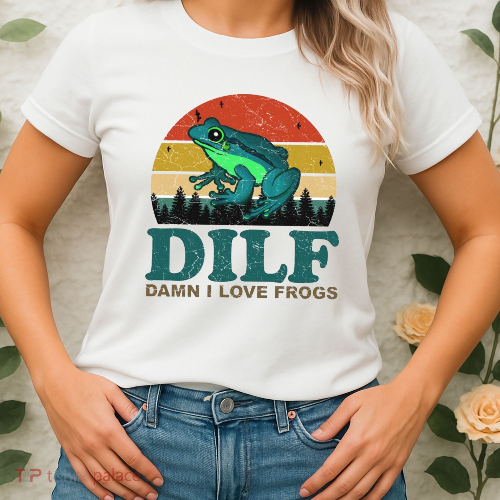 DILF Damn I Love Frogs Women's T-Shirt