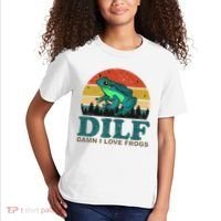 DILF Damn I Love Frogs Kids T-Shirt thumb 2
