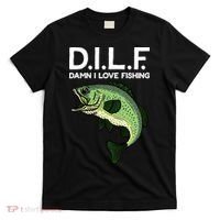 D.I.L.F Damn I love Fishing T-Shirt thumb 0
