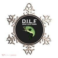 D.I.L.F Damn I love Fishing Ornament thumb 0