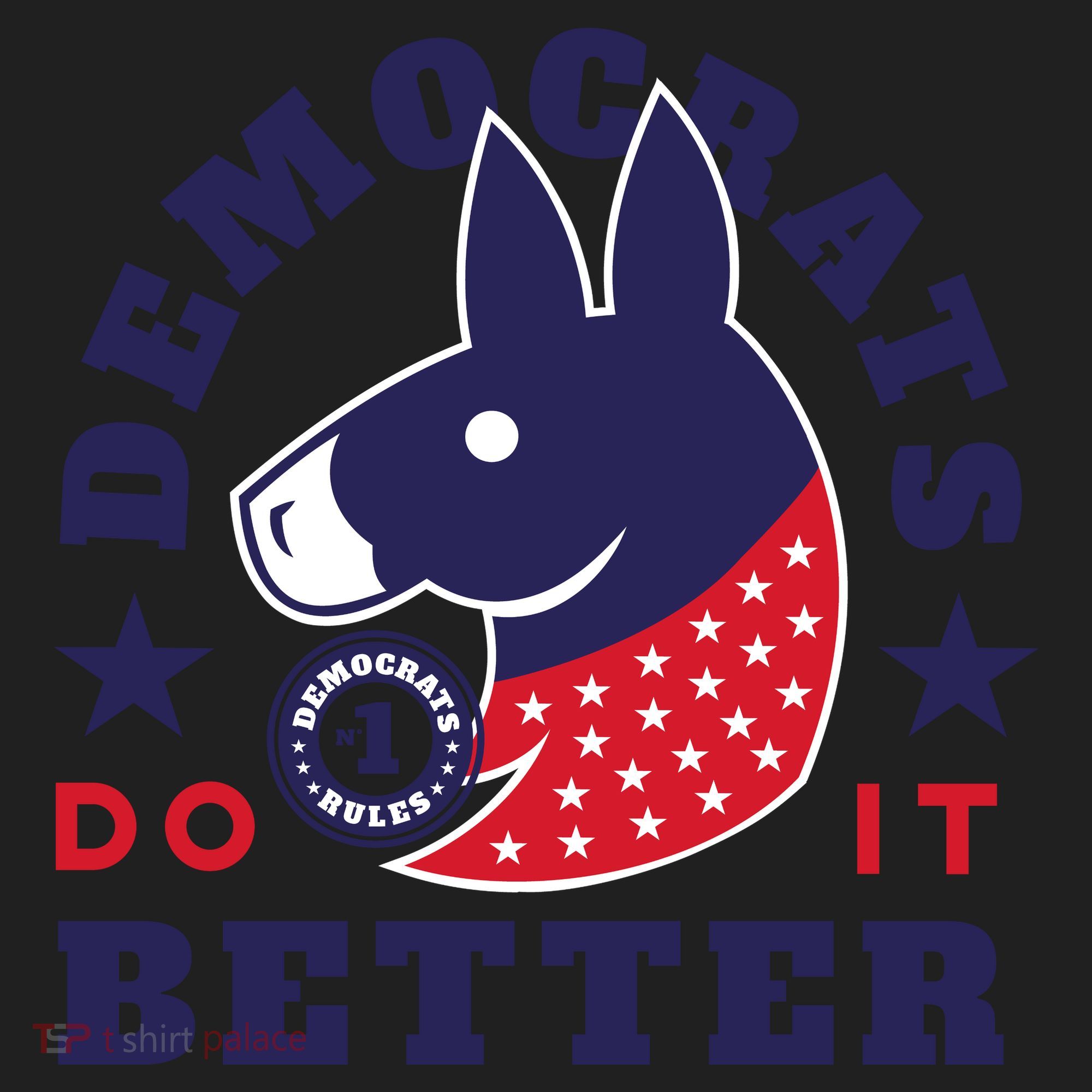 Democrats Do It Better Political Women's Sweatshirt