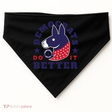 Democrats Do It Better Political USA-Made Doggie Bandana