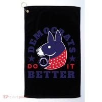 Democrats Do It Better Political Golf Towel thumb 0