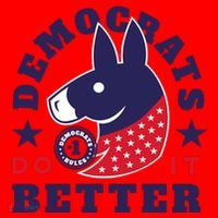 Democrats Do It Better Political Santa Hat thumb 1