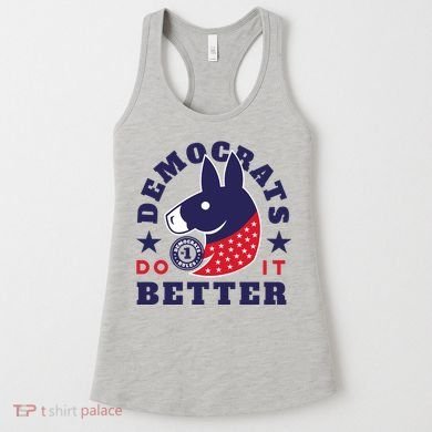 Democrats Do It Better Political Women's Tank Top