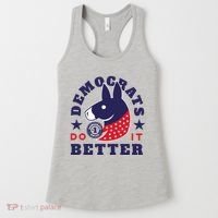 Democrats Do It Better Political Women's Tank Top thumb 0