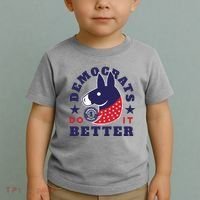 Democrats Do It Better Political Toddler T-Shirt thumb 2