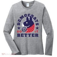 Democrats Do It Better Political Women's Long Sleeve Shirt thumb 0