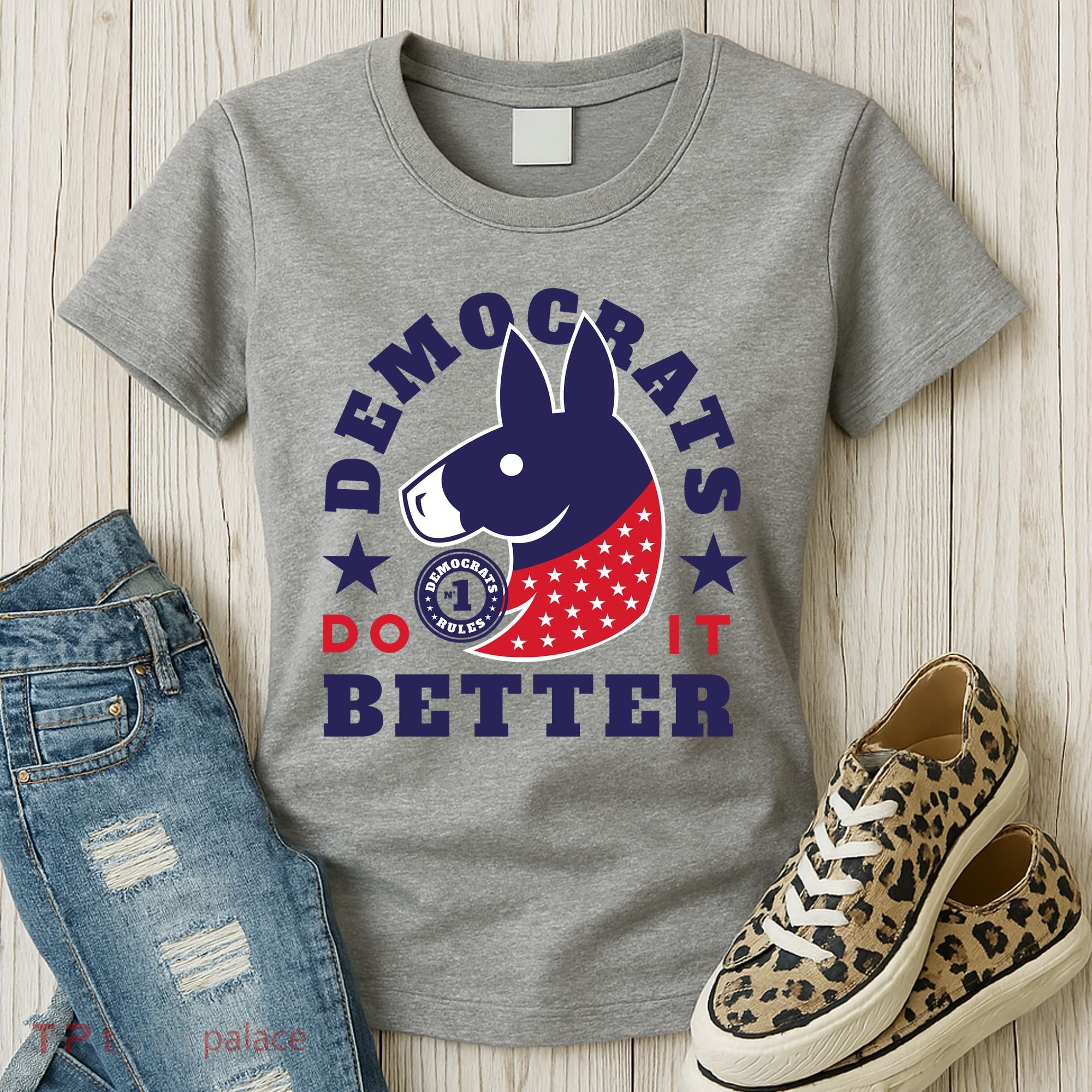 Democrats Do It Better Political Women's T-Shirt