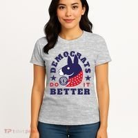 Democrats Do It Better Political Women's T-Shirt thumb 4