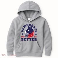Democrats Do It Better Political Kids Hoodie thumb 0