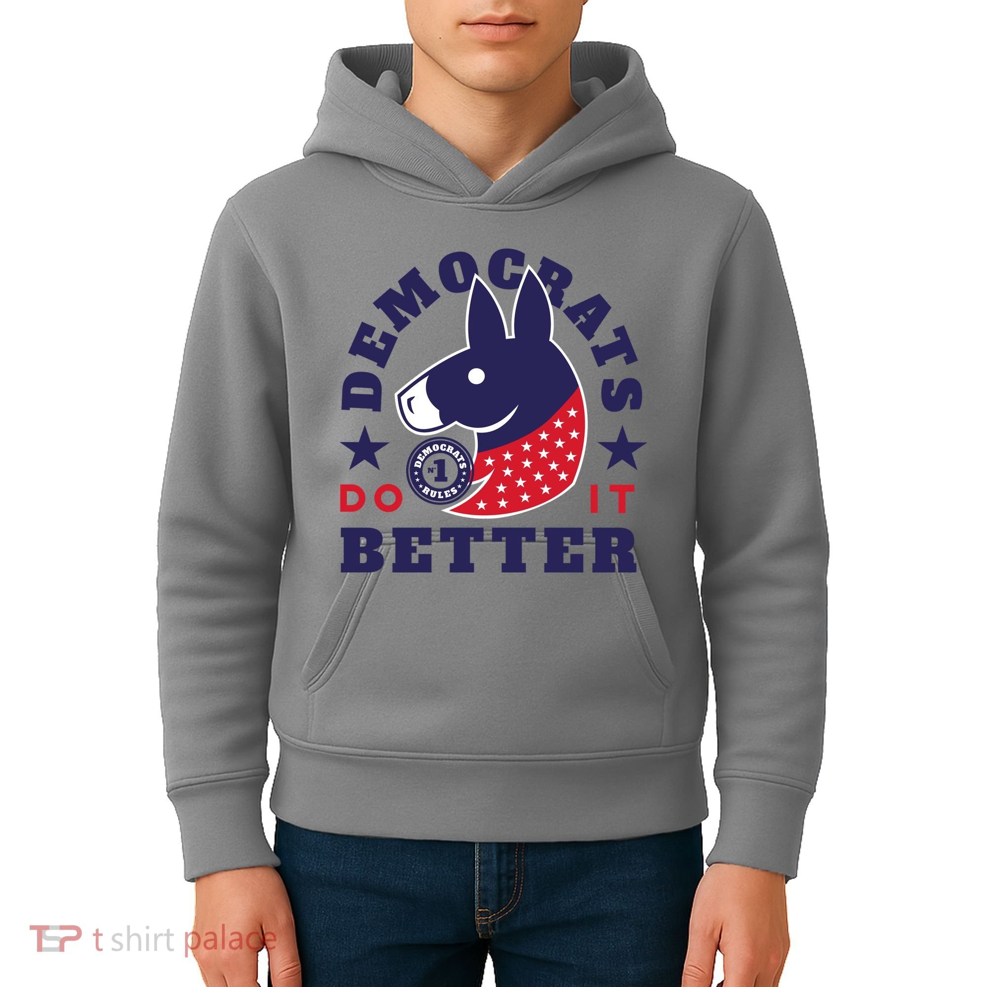 Democrats Do It Better Political Kids Hoodie