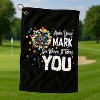 Dot Day International Dot Day Make Your Mark Golf Towel thumb 1