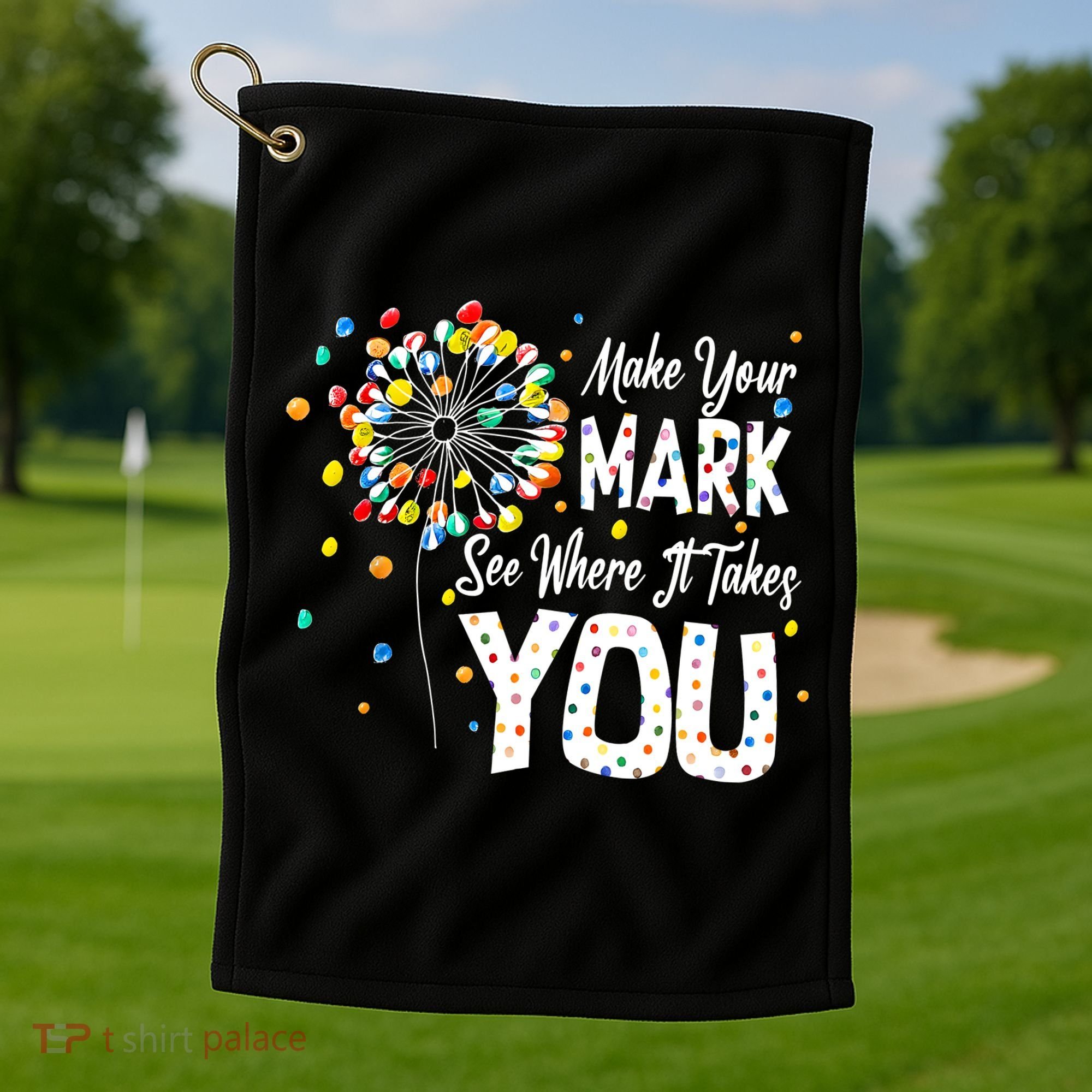 Dot Day International Dot Day Make Your Mark Golf Towel