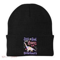 Dinosaur Dinosaur Just A Girl Who Loves Dinosaur Beanie thumb 0