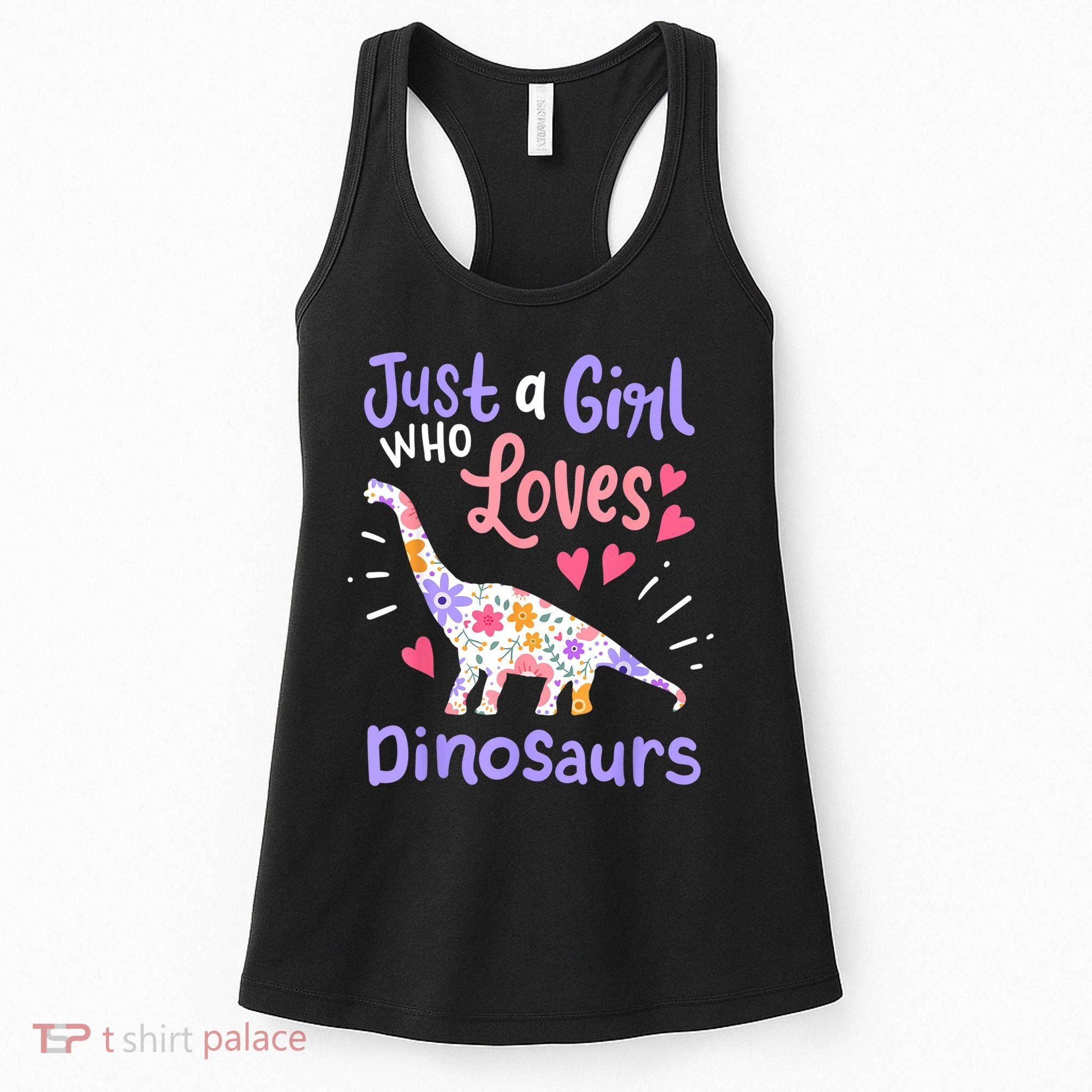 Dinosaur Dinosaur Just A Girl Who Loves Dinosaur Women's Tank Top