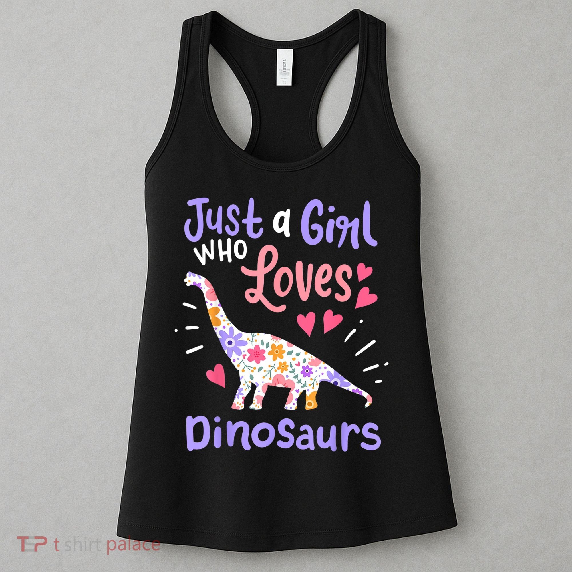 Dinosaur Dinosaur Just A Girl Who Loves Dinosaur Women's Tank Top