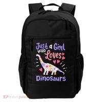 Dinosaur Dino Just a Girl Who Loves Dinosaurs Backpack thumb 0