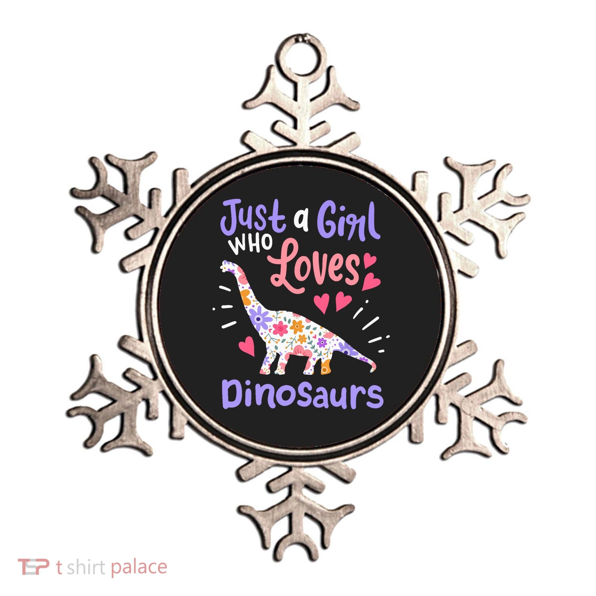 Dinosaur Dino Just a Girl Who Loves Dinosaurs Ornament