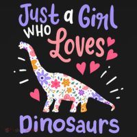 Dinosaur Dino Just a Girl Who Loves Dinosaurs Ornament thumb 1
