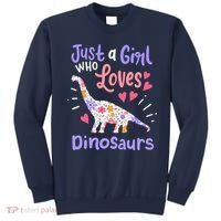 Dinosaur Dino Just a Girl Who Loves Dinosaurs Sweatshirt thumb 0