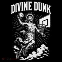 Divine Dunk Jesus Basketball Meme Religious Christian Coffee Mug thumb 5