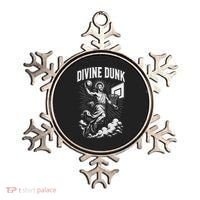 Divine Dunk Jesus Basketball Meme Religious Christian Ornament thumb 0