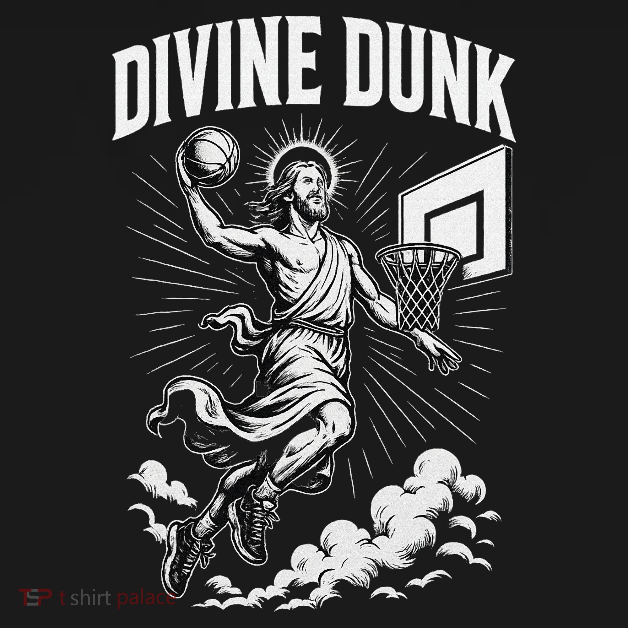 Divine Dunk Jesus Basketball Meme Religious Christian Visor