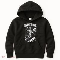 Divine Dunk Jesus Basketball Meme Religious Christian Kids Hoodie thumb 0
