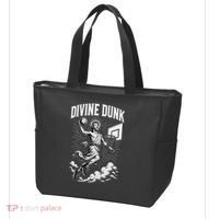 Divine Dunk Jesus Basketball Meme Religious Christian Tote Bag thumb 3
