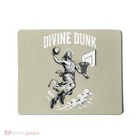 Divine Dunk Jesus Basketball Meme Religious Christian Mousepad thumb 0