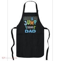Dad Daddy Jump Squad Birthday Boy Trampoline Jumper Bday Apron thumb 0