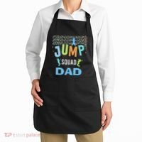 Dad Daddy Jump Squad Birthday Boy Trampoline Jumper Bday Apron thumb 2