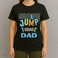 Dad Daddy Jump Squad Birthday Boy Trampoline Jumper Bday T-Shirt thumb 4