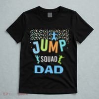 Dad Daddy Jump Squad Birthday Boy Trampoline Jumper Bday T-Shirt thumb 5