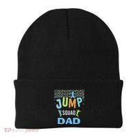 Dad Daddy Jump Squad Birthday Boy Trampoline Jumper Bday Beanie thumb 0