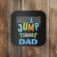Dad Daddy Jump Squad Birthday Boy Trampoline Jumper Bday Coaster thumb 0