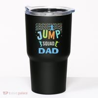 Dad Daddy Jump Squad Birthday Boy Trampoline Jumper Bday Tumbler thumb 0