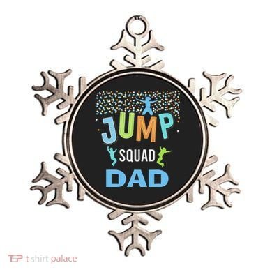 Dad Daddy Jump Squad Birthday Boy Trampoline Jumper Bday Ornament